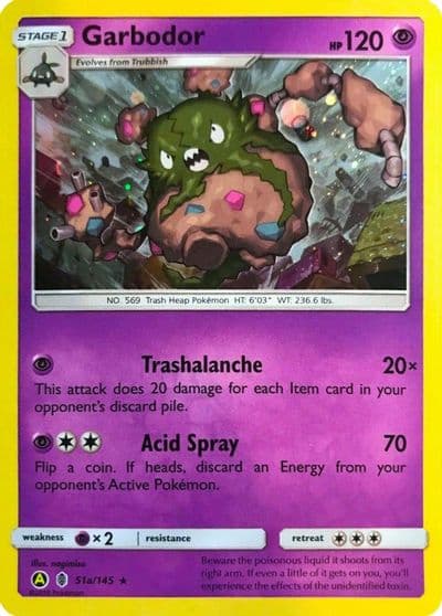 Garbodor - 51a/145 (Cosmos Holo) Alternate Art Promos Pokemon card