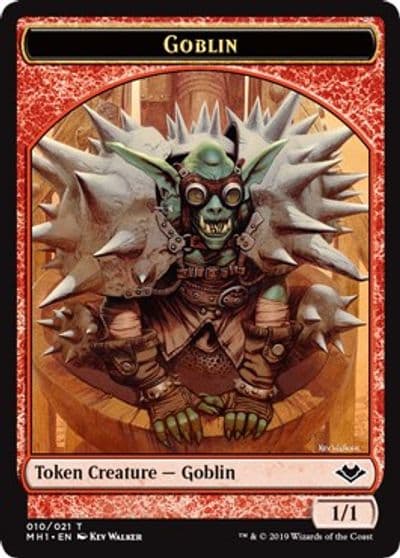 Goblin Golem Double Sided Token Modern Horizons Magic card