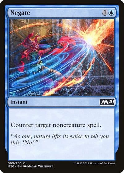 Negate Core Set 2020 Magic card