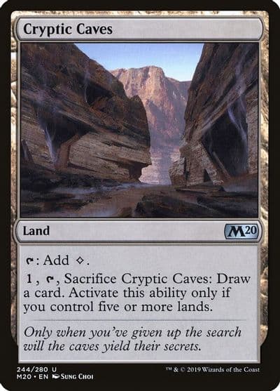 Cryptic Caves Core Set 2020 Magic card
