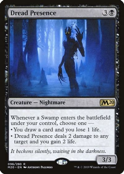 Dread Presence Core Set 2020 Magic card