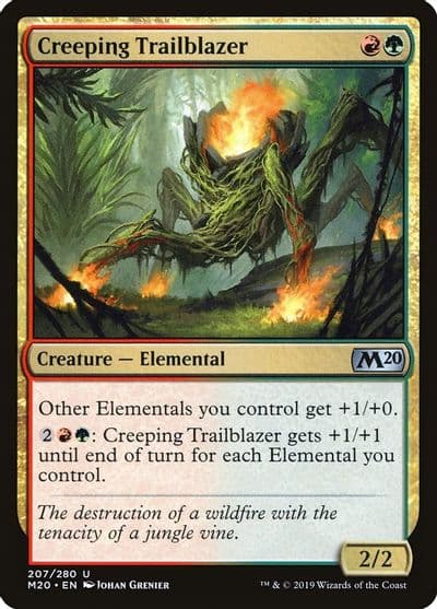 Creeping Trailblazer Core Set 2020 Magic card