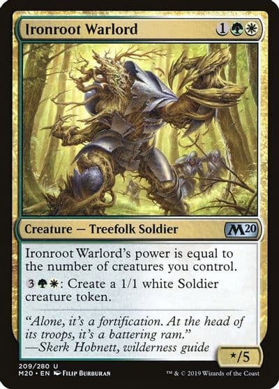 Ironroot Warlord Core Set 2020 Magic card
