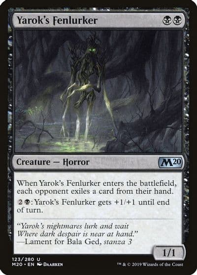 Yaroks Fenlurker Core Set 2020 Magic card