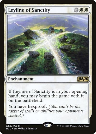 Leyline of Sanctity Core Set 2020 Magic card