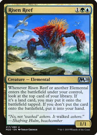 Risen Reef Core Set 2020 Magic card