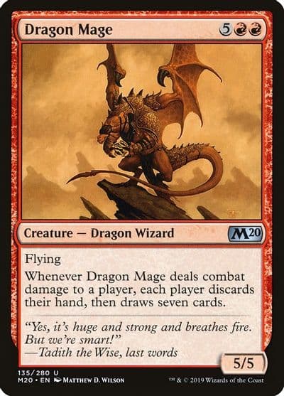 Dragon Mage Core Set 2020 Magic card