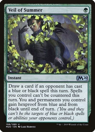 Veil of Summer Core Set 2020 Magic card