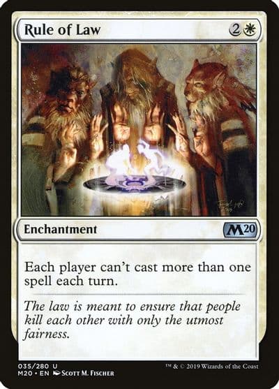 Rule of Law Core Set 2020 Magic card