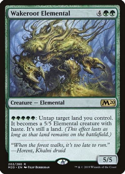 Wakeroot Elemental Core Set 2020 Magic card