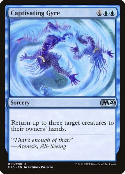 Captivating Gyre Core Set 2020 Magic card