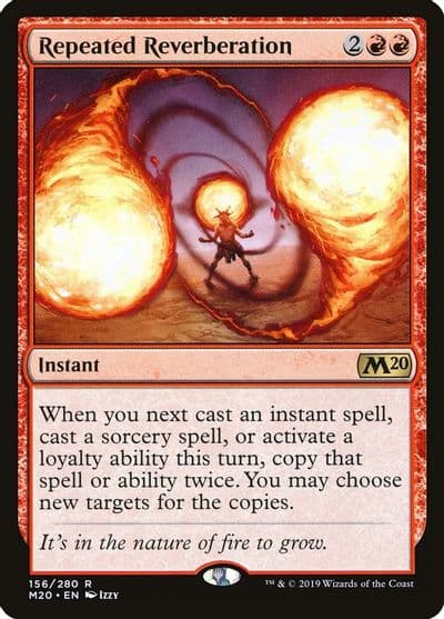 Repeated Reverberation Core Set 2020 Magic card