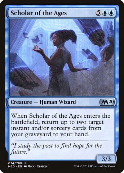 Scholar of the Ages Core Set 2020 Magic card