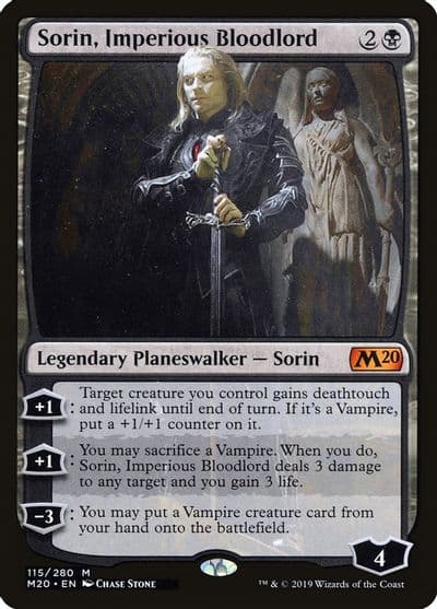Sorin Imperious Bloodlord Core Set 2020 Magic card