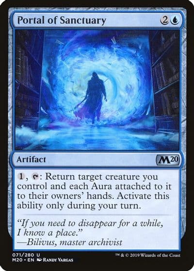 Portal of Sanctuary Core Set 2020 Magic card