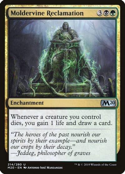 Moldervine Reclamation Core Set 2020 Magic card