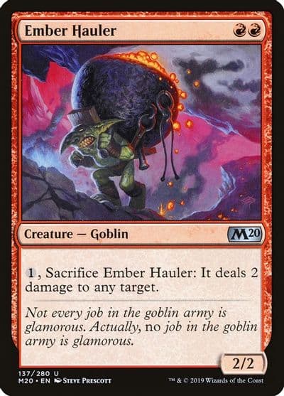 Ember Hauler Core Set 2020 Magic card