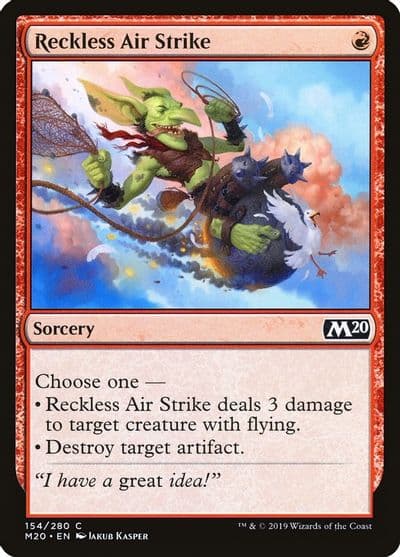 Reckless Air Strike Core Set 2020 Magic card