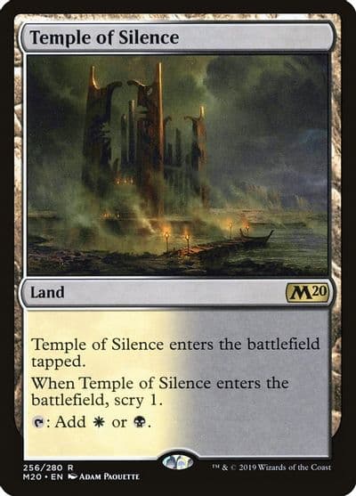 Temple of Silence Core Set 2020 Magic card