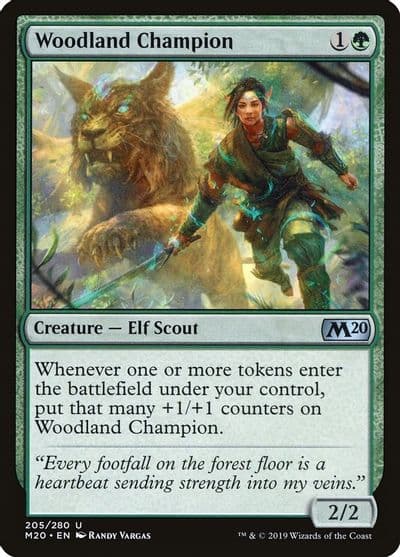 Woodland Champion Core Set 2020 Magic card
