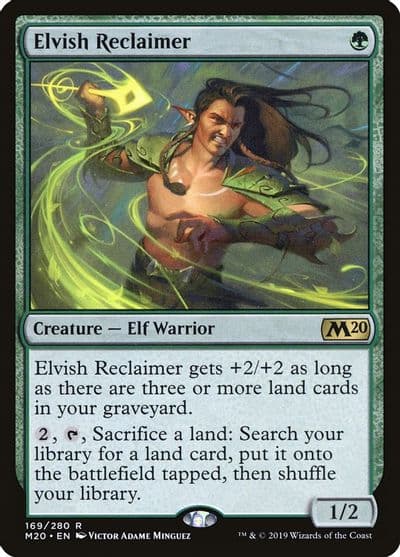 Elvish Reclaimer Core Set 2020 Magic card