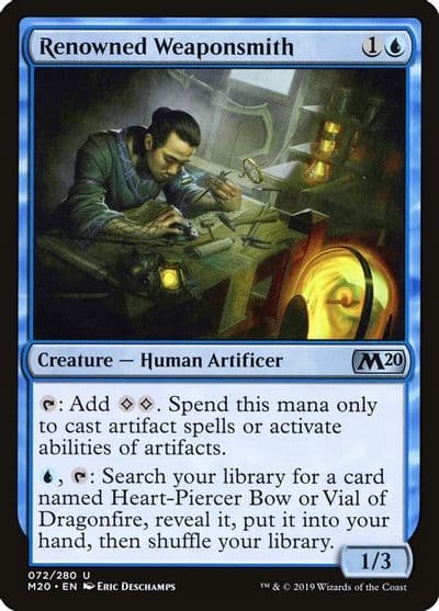 Renowned Weaponsmith Core Set 2020 Magic card