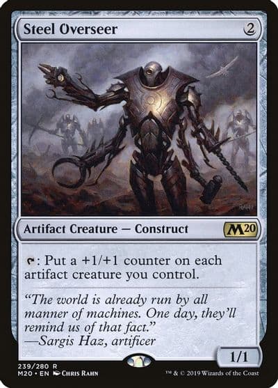 Steel Overseer Core Set 2020 Magic card