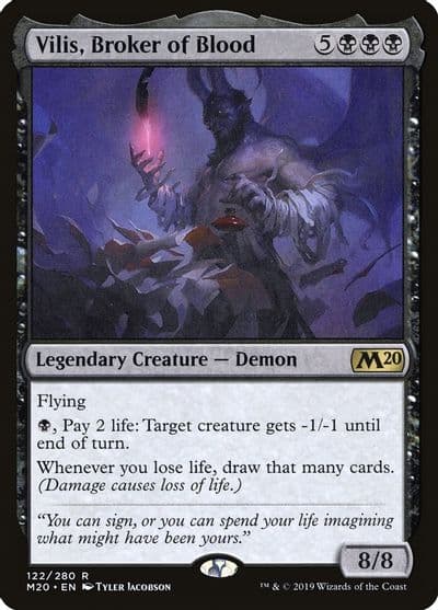 Vilis Broker of Blood Core Set 2020 Magic card