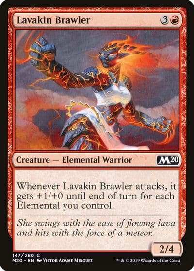 Lavakin Brawler Core Set 2020 Magic card