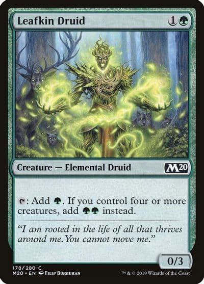 Leafkin Druid Core Set 2020 Magic card
