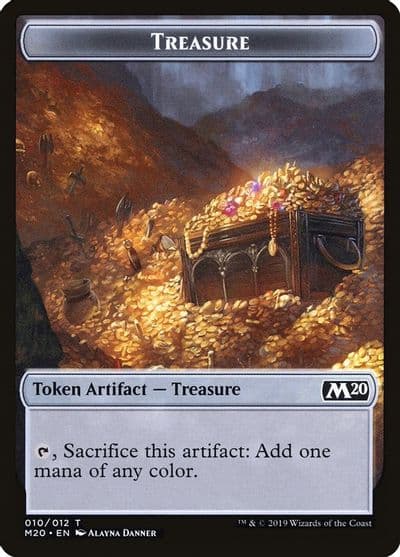 Treasure Token Core Set 2020 Magic card