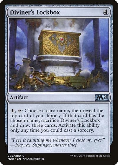 Diviners Lockbox Core Set 2020 Magic card