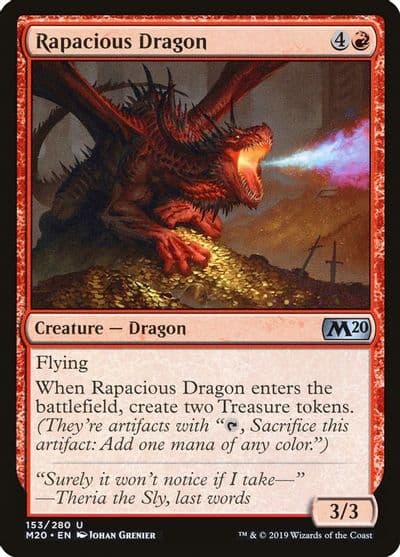 Rapacious Dragon Core Set 2020 Magic card