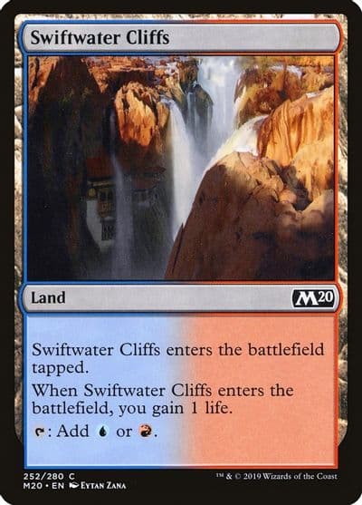 Swiftwater Cliffs Core Set 2020 Magic card