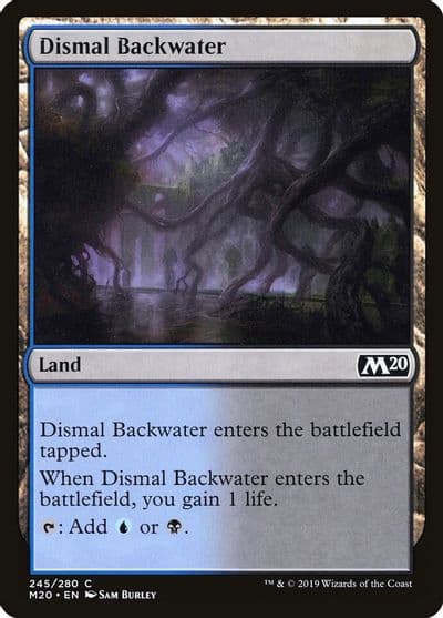 Dismal Backwater Core Set 2020 Magic card