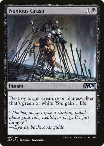 Noxious Grasp Core Set 2020 Magic card