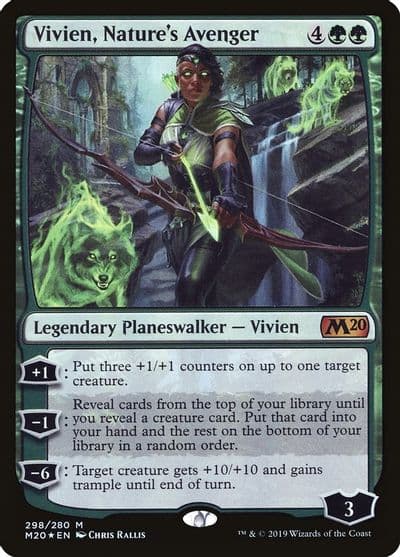 Vivien Natures Avenger Core Set 2020 Magic card