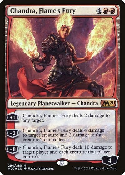 Chandra Flames Fury Core Set 2020 Magic card