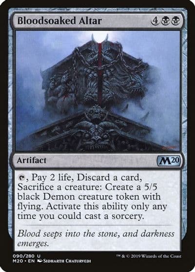 Bloodsoaked Altar Core Set 2020 Magic card