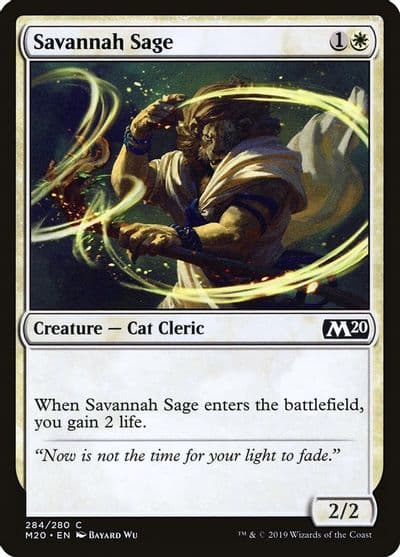 Savannah Sage Core Set 2020 Magic card