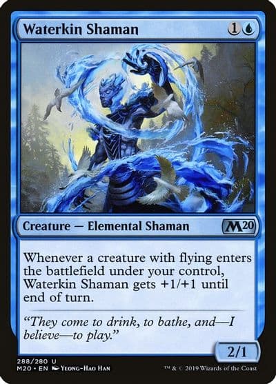 Waterkin Shaman Core Set 2020 Magic card