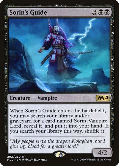 Sorins Guide Core Set 2020 Magic card