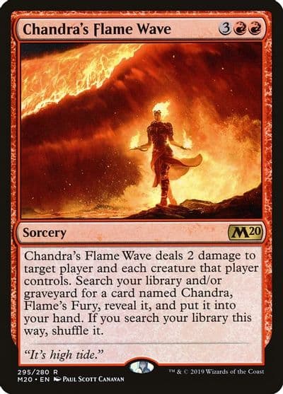 Chandras Flame Wave Core Set 2020 Magic card