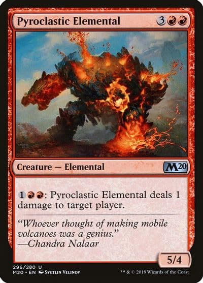 Pyroclastic Elemental Core Set 2020 Magic card