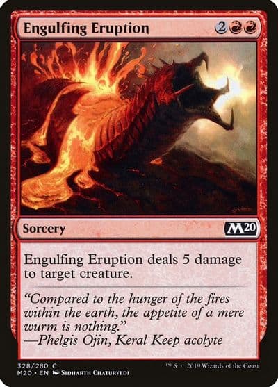 Engulfing Eruption Core Set 2020 Magic card