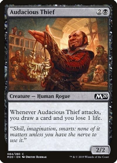Audacious Thief Core Set 2020 Magic card