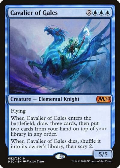 Cavalier of Gales Core Set 2020 Magic card