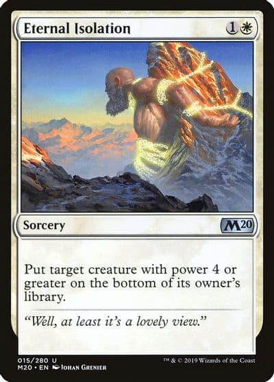Eternal Isolation Core Set 2020 Magic card