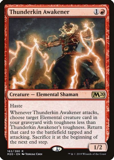 Thunderkin Awakener Core Set 2020 Magic card