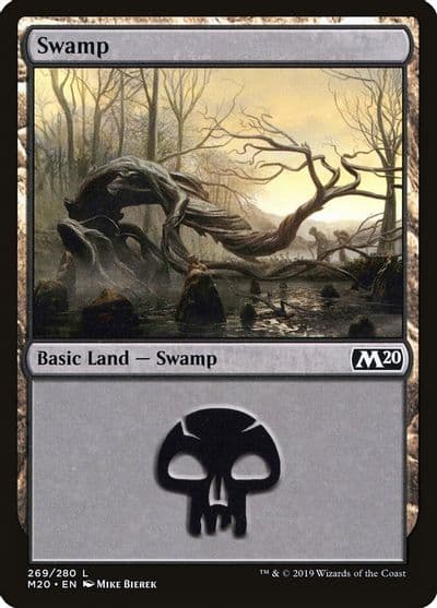 Swamp Core Set 2020 Magic card